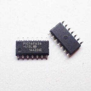 Read IC PIC16F636 Flash program and Eeprom data out and download the firmware to other blank MCU PIC16F636, microcontroller reverse engineering technique include microcomputer decapsulation, microprocessor delayer and focus ion beam cutting